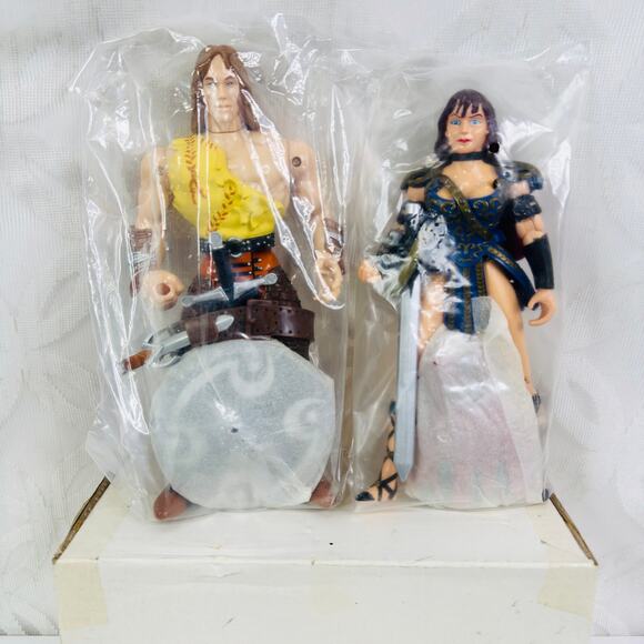 VTG 1996 Toy Biz Hercules and Xena 10" Mail Promo Action Figure W/ Mailer Box - Picture 7 of 16